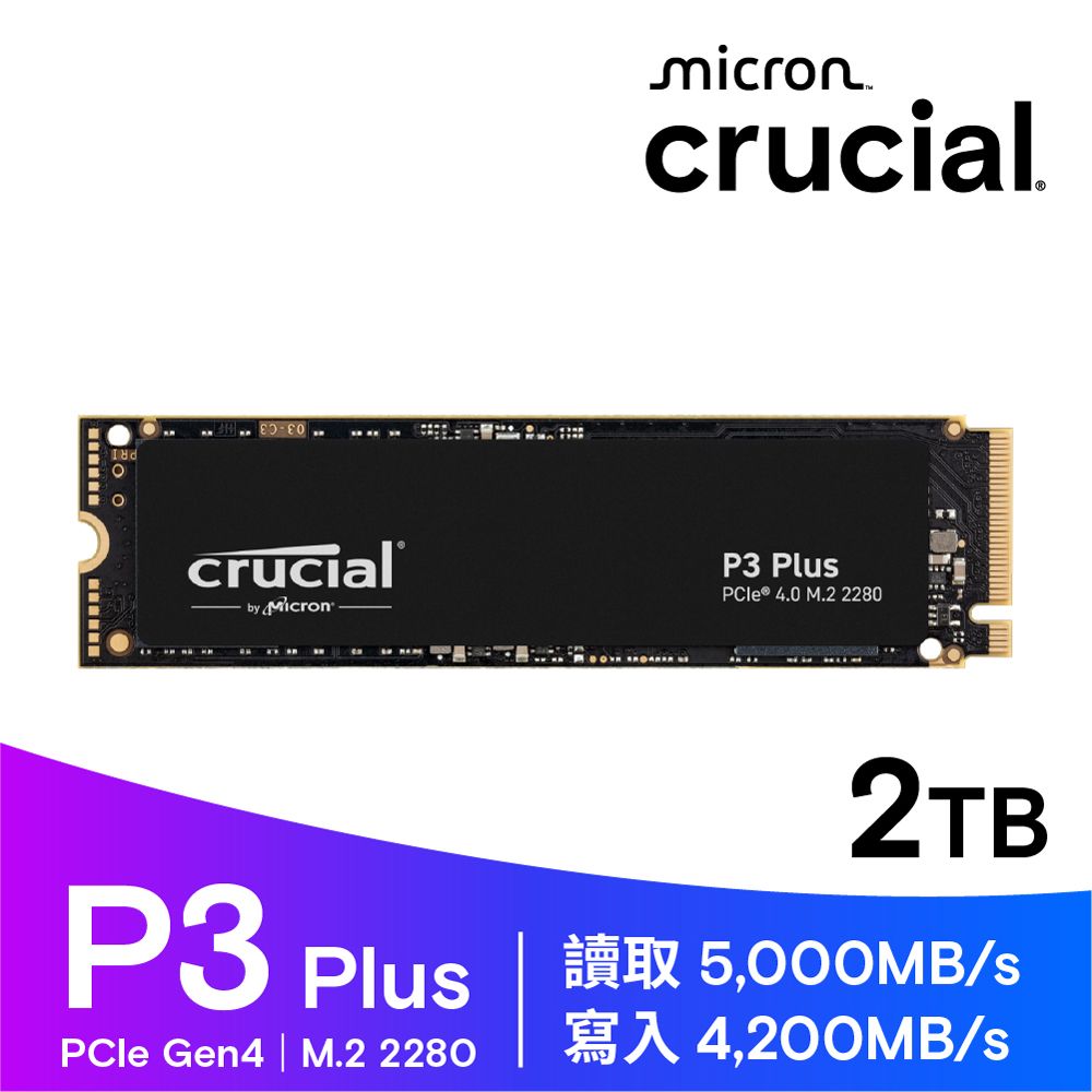 M2 2T CRUCIAL P3 PLUS