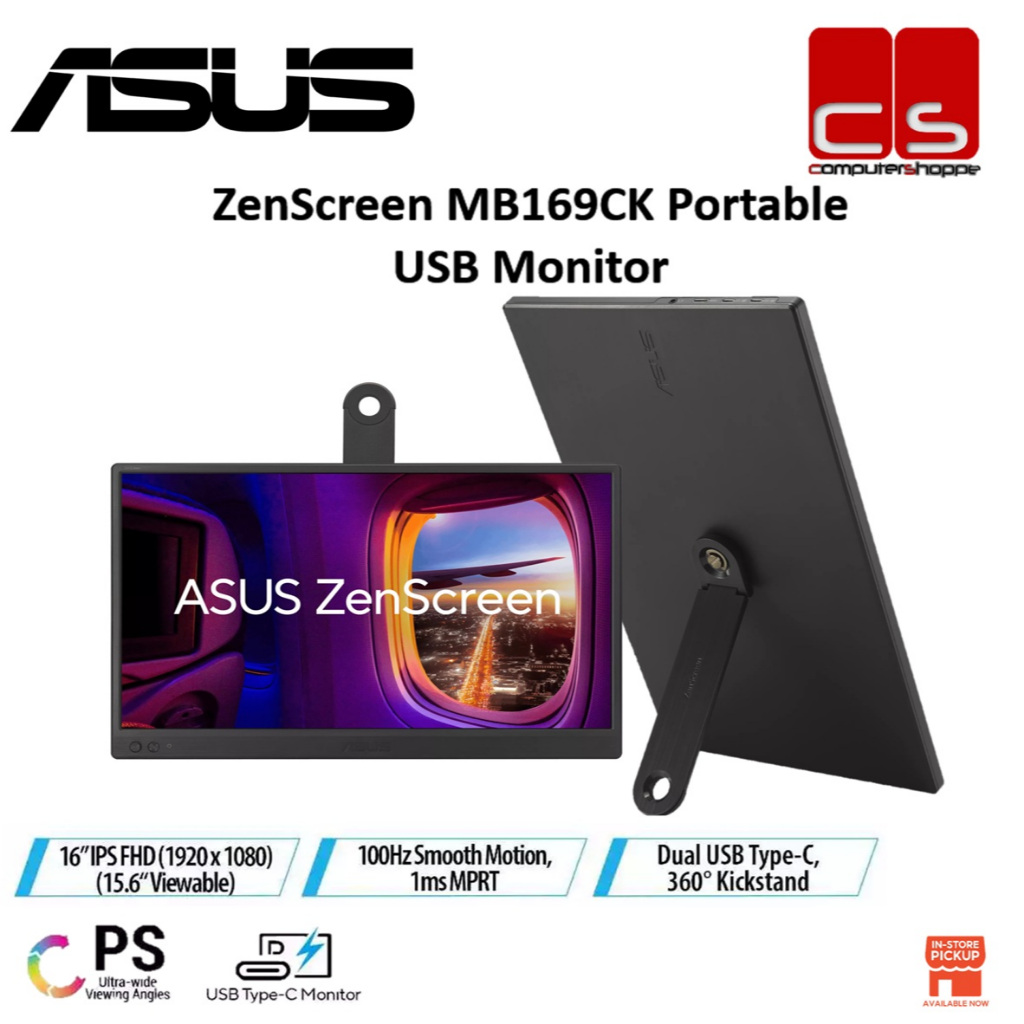 Monitor ASUS Extra Portable MB169CK