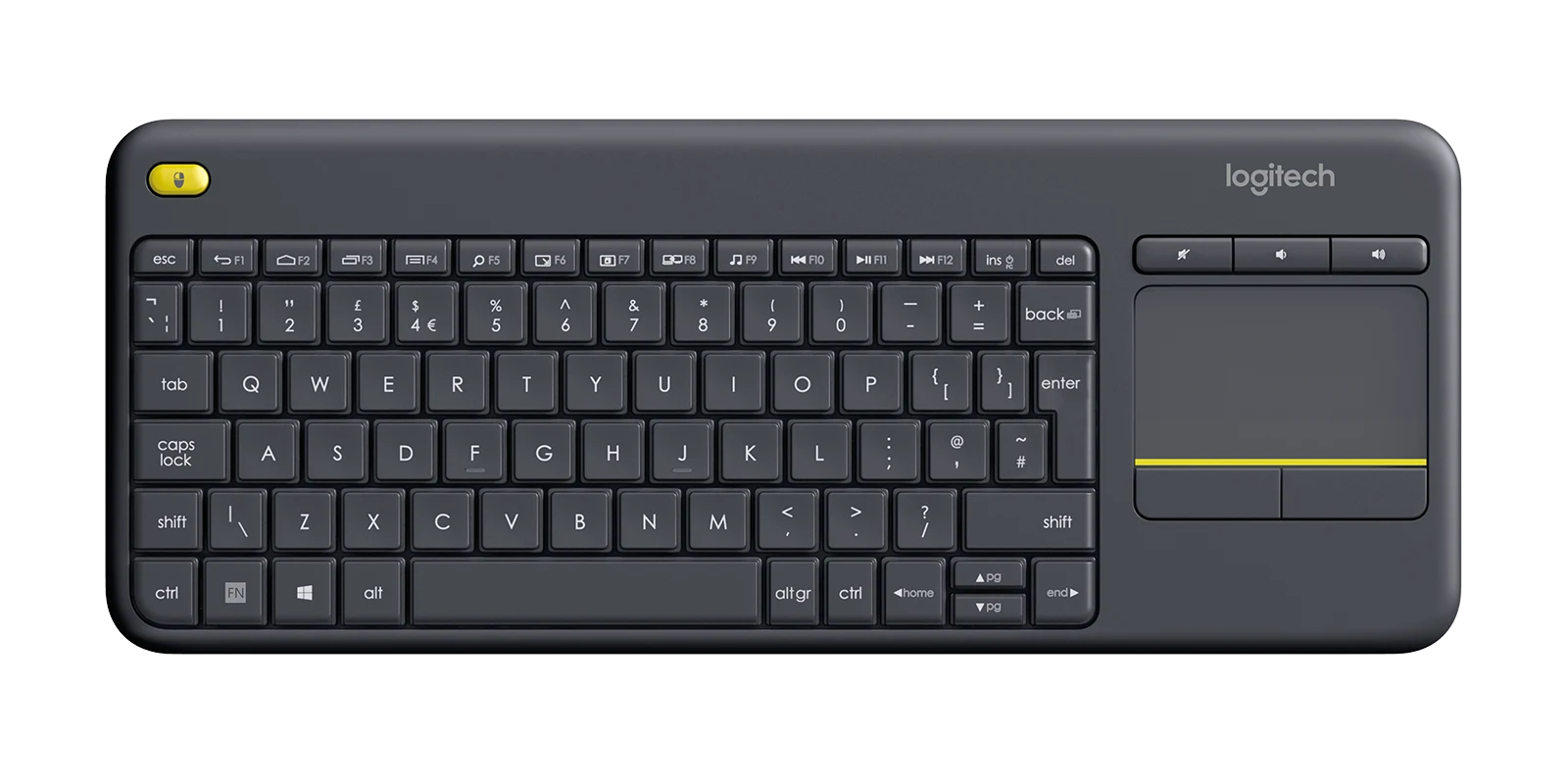 Logitech K400 Plus Wireless Touch Keyboard