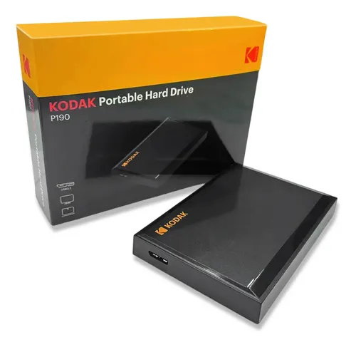 KODAK External Portable Hard Drive P190 1T