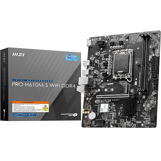 MB MSI PRO H610M-S WIFI DDR4