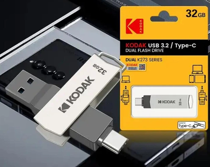 KODAK DUAL FLASH DRIVE  K273-32GB