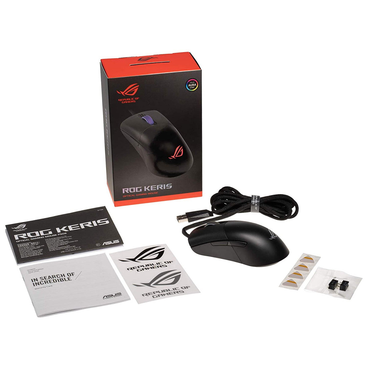 Mouse ASUS Gaming   P509 ROG KERIS Wired Lightweight FPS